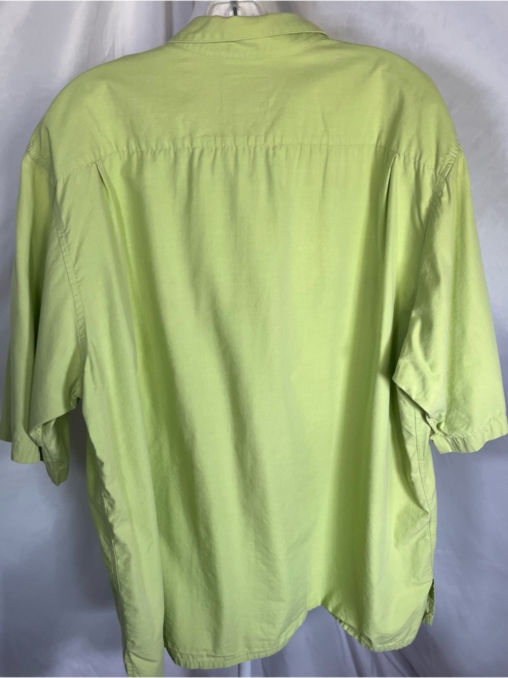 Reyn Spooner Men’s Vintage Embroidered Surfboard Hawaiian Shirt Lime Green XL - Picture 7 of 8
